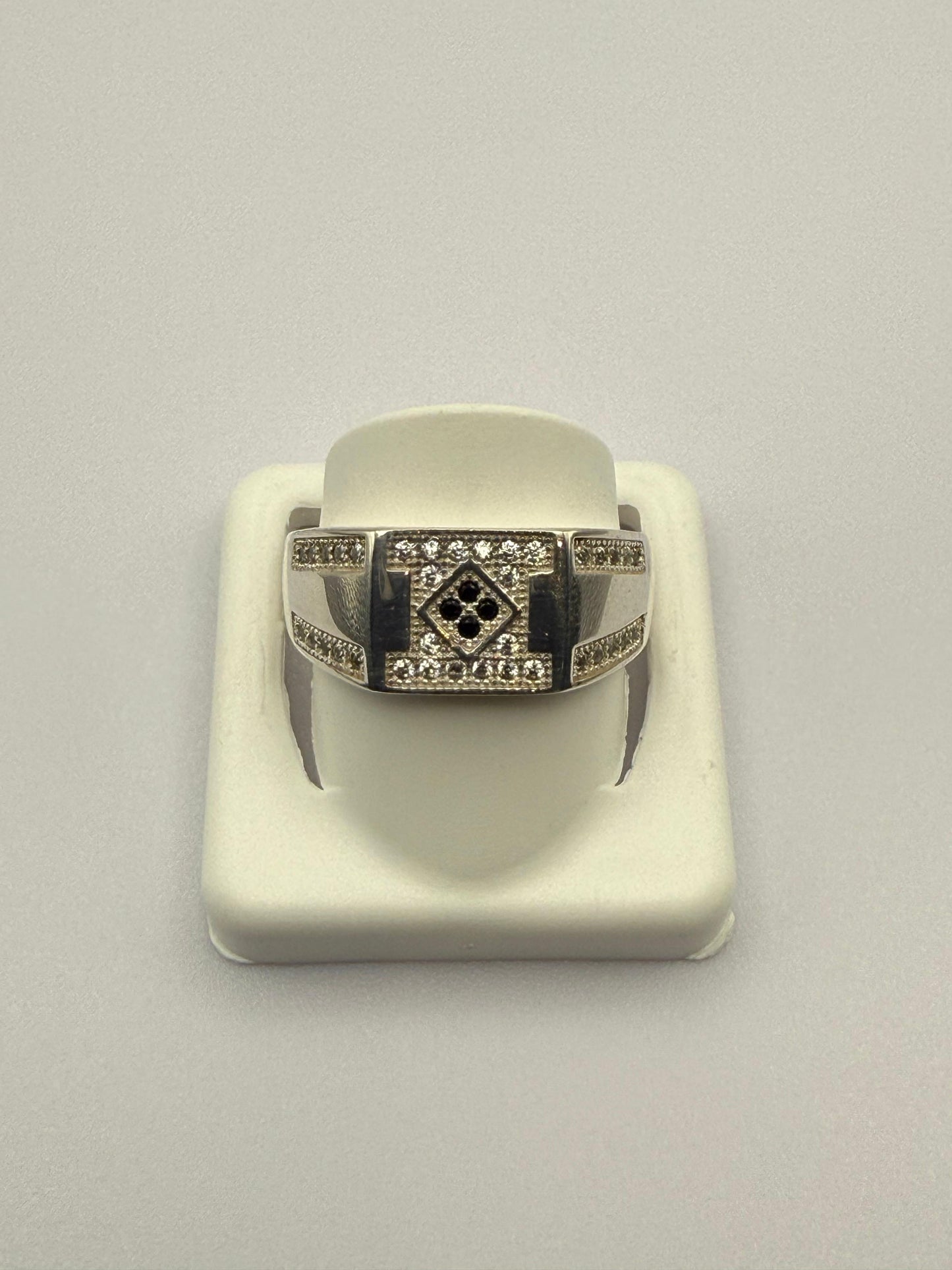 Gents GRD C/Z Ring Sterling Silver 925