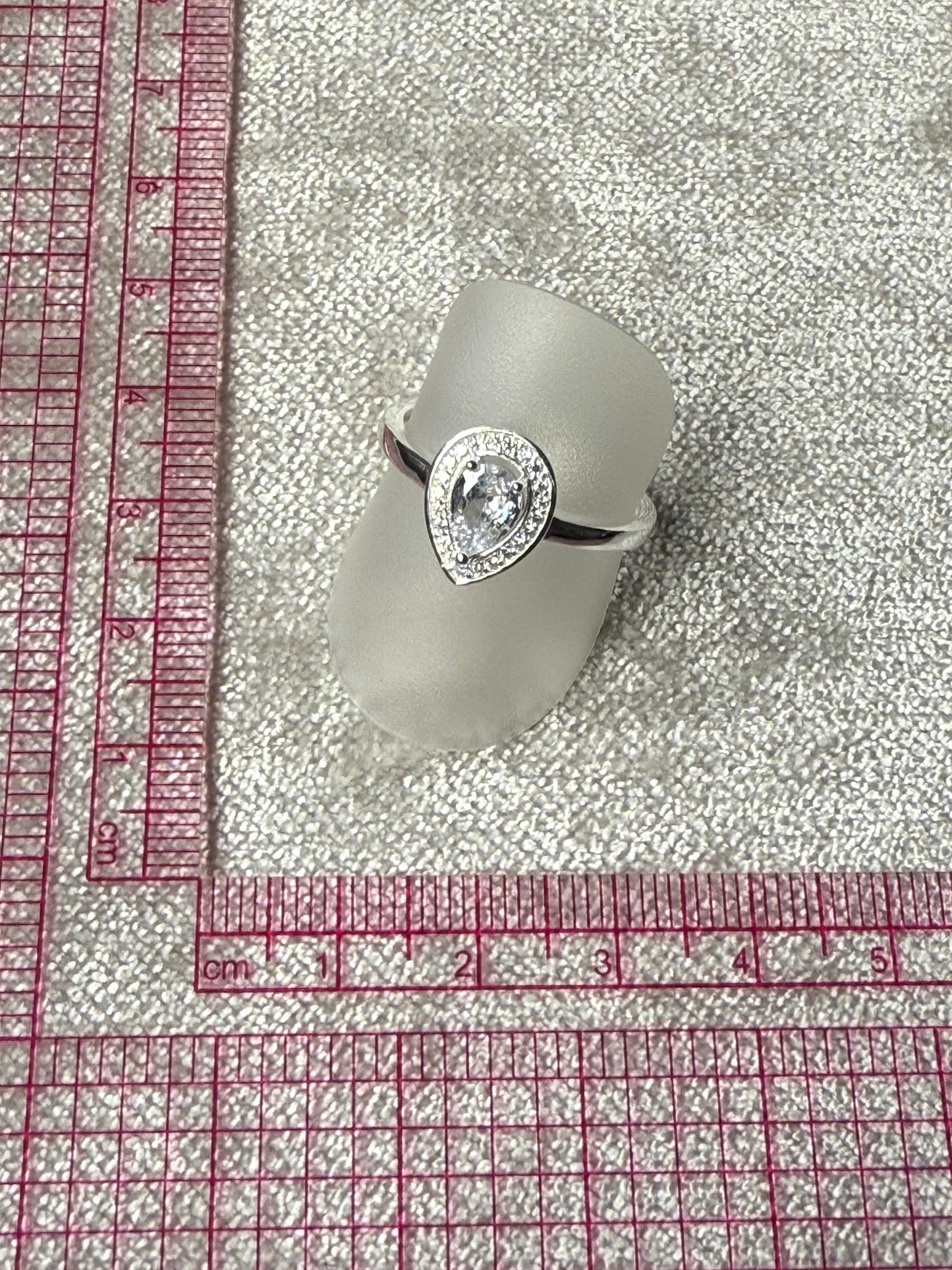 Solitaire C/Z Ring Sterling Silver 925