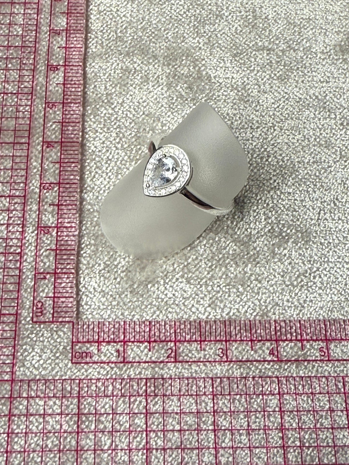 Solitaire C/Z Ring Sterling Silver 925