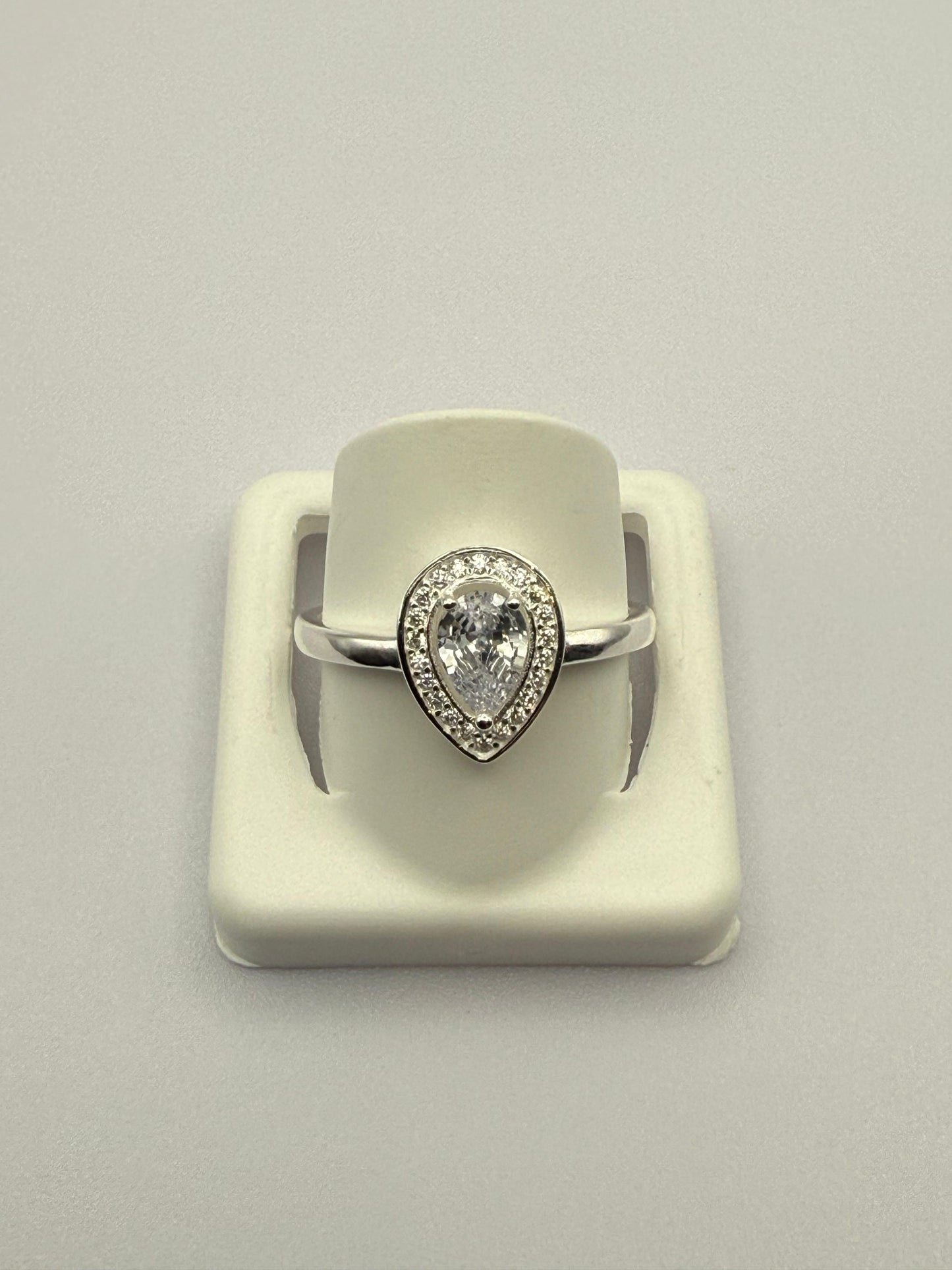 Solitaire C/Z Ring Sterling Silver 925