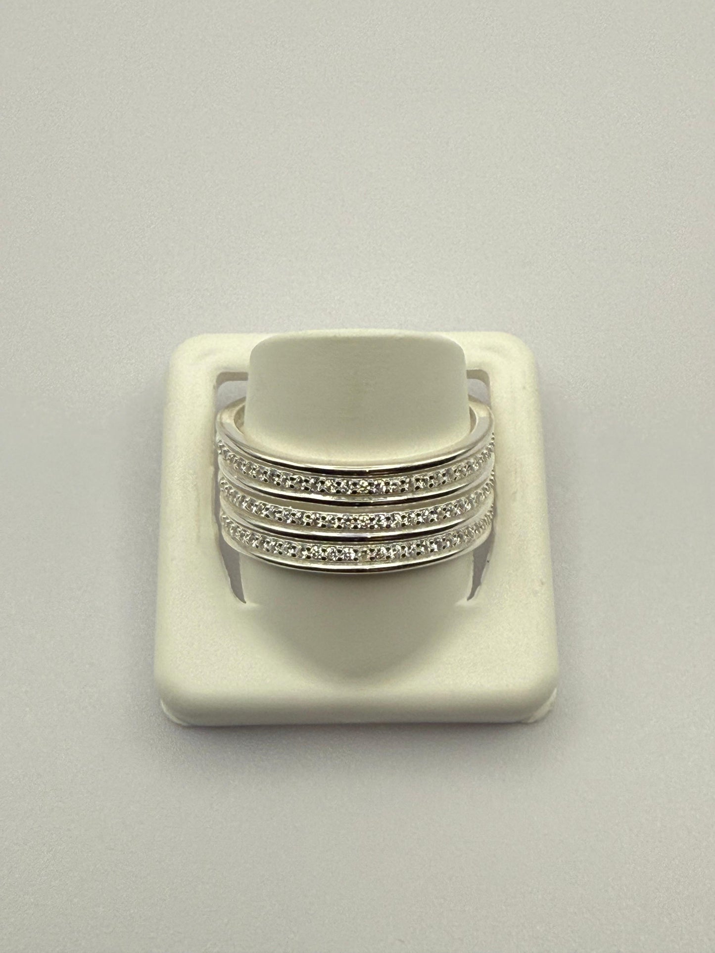 Eternity Stack Ring Sterling Silver 925