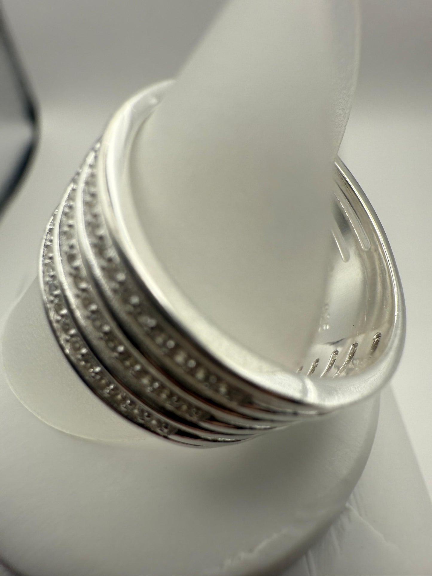 Eternity Stack Ring Sterling Silver 925