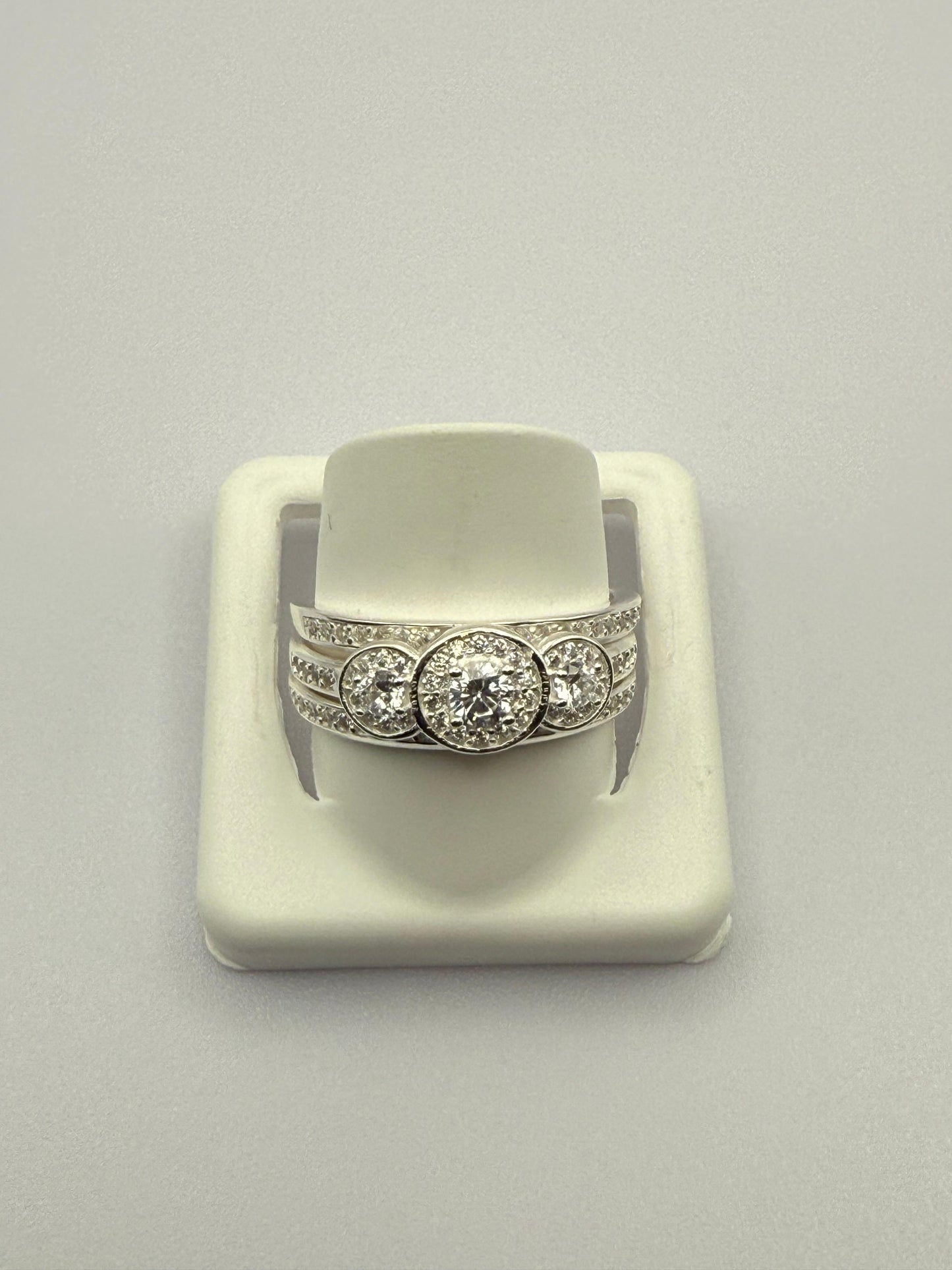 Wedding Set Silver C/Z Sterling Silver 925