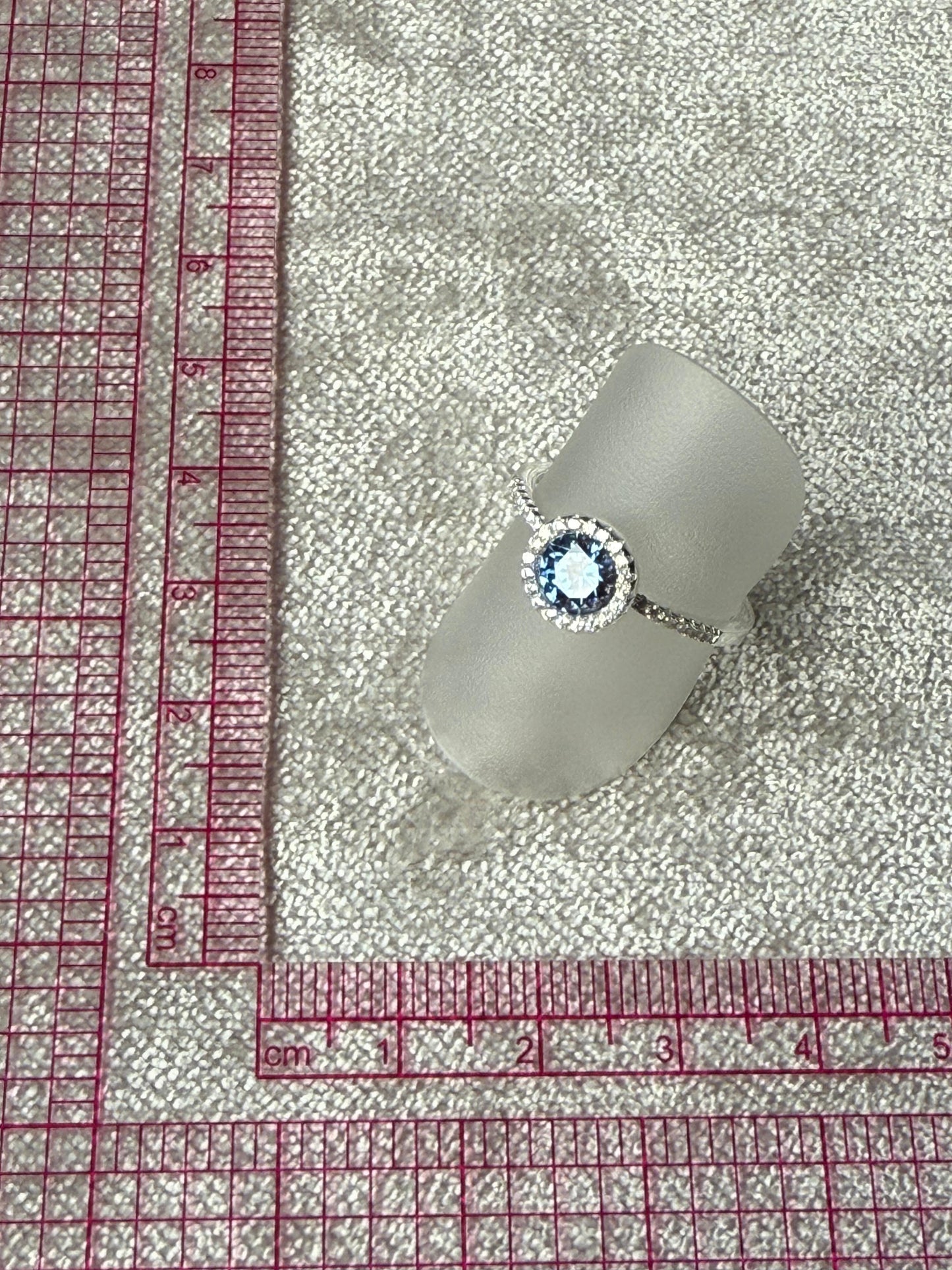 Solitiare C/Z Ring Sterling Silver 925