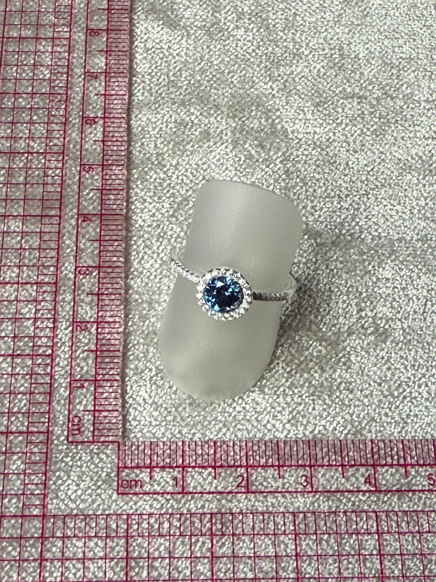 Solitiare C/Z Ring Sterling Silver 925