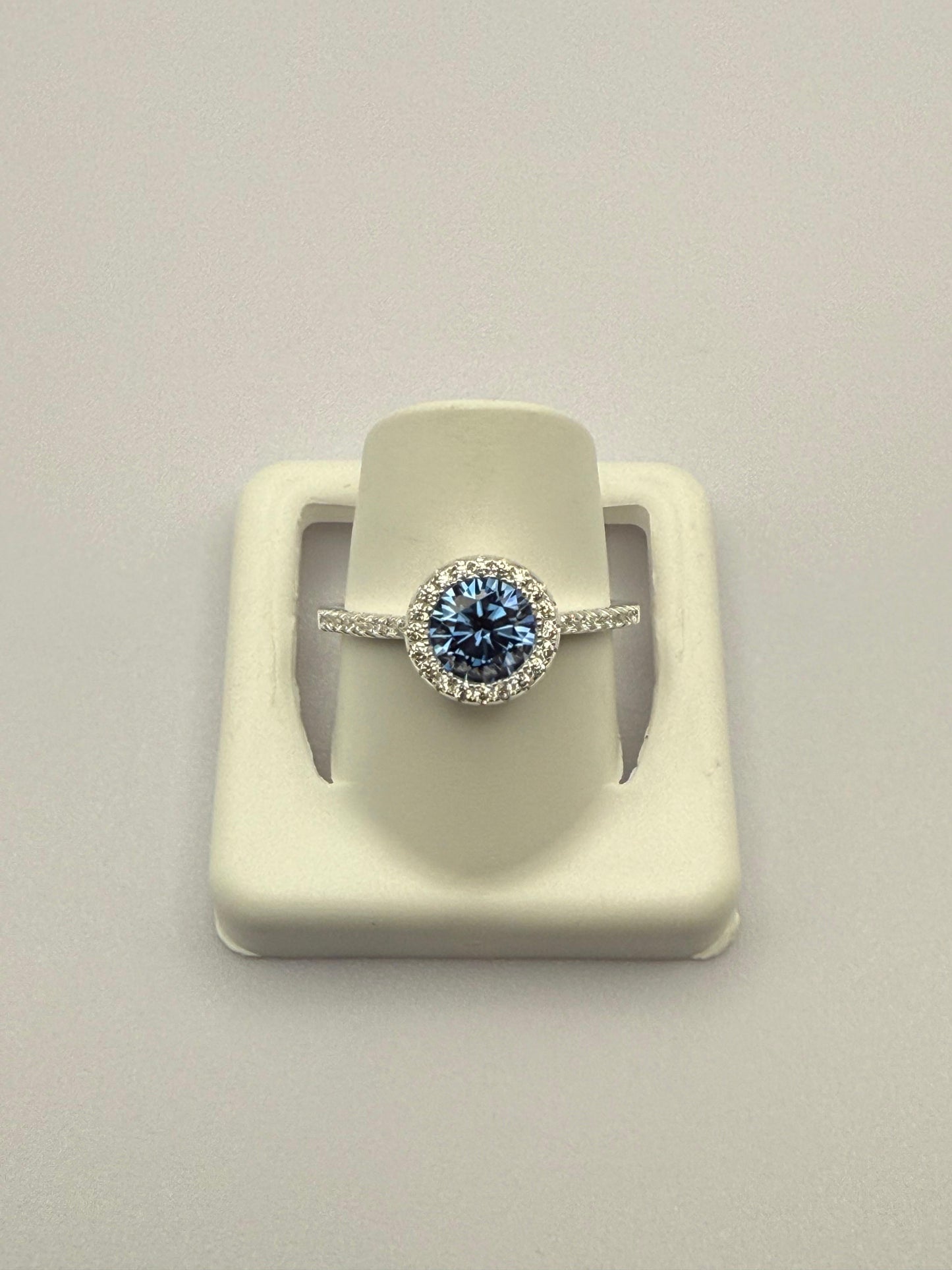 Solitiare C/Z Ring Sterling Silver 925