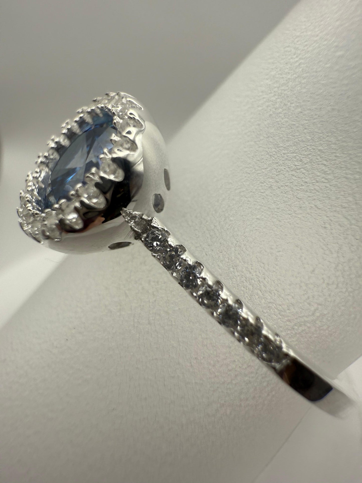 Solitiare C/Z Ring Sterling Silver 925