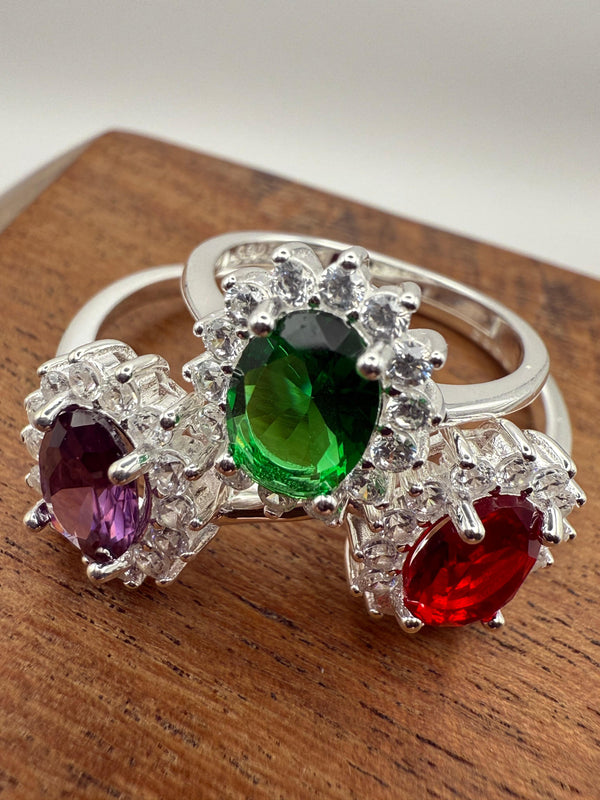 25 Color LDR Ring Sterling Silver 925