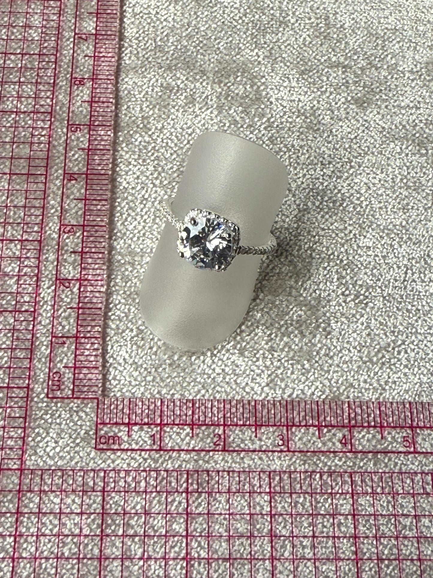 Color C/Z Ring (658) Sterling Silver 925