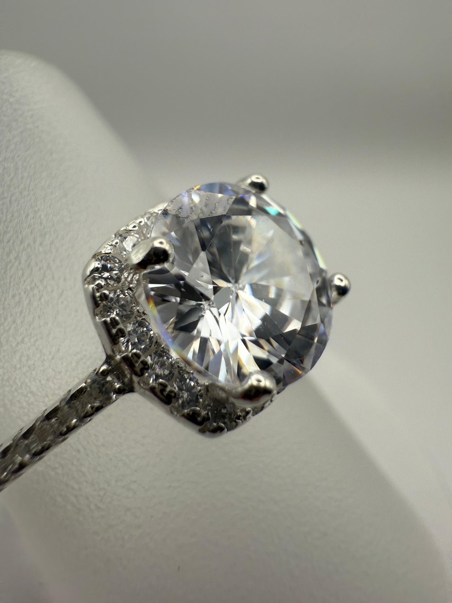 Color C/Z Ring (658) Sterling Silver 925