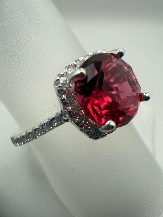 Color C/Z Ring (658) Sterling Silver 925