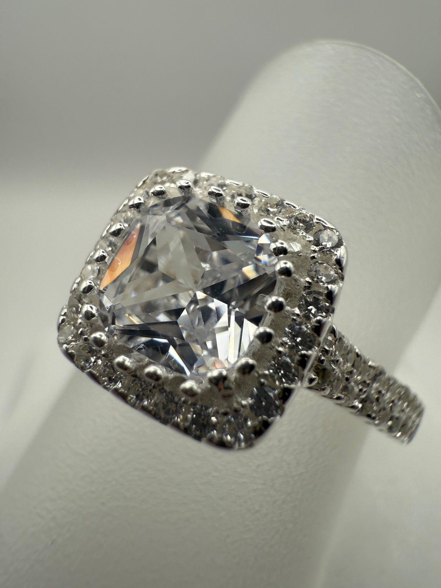 TR5 LDR C/Z Ring Sterling Silver 925