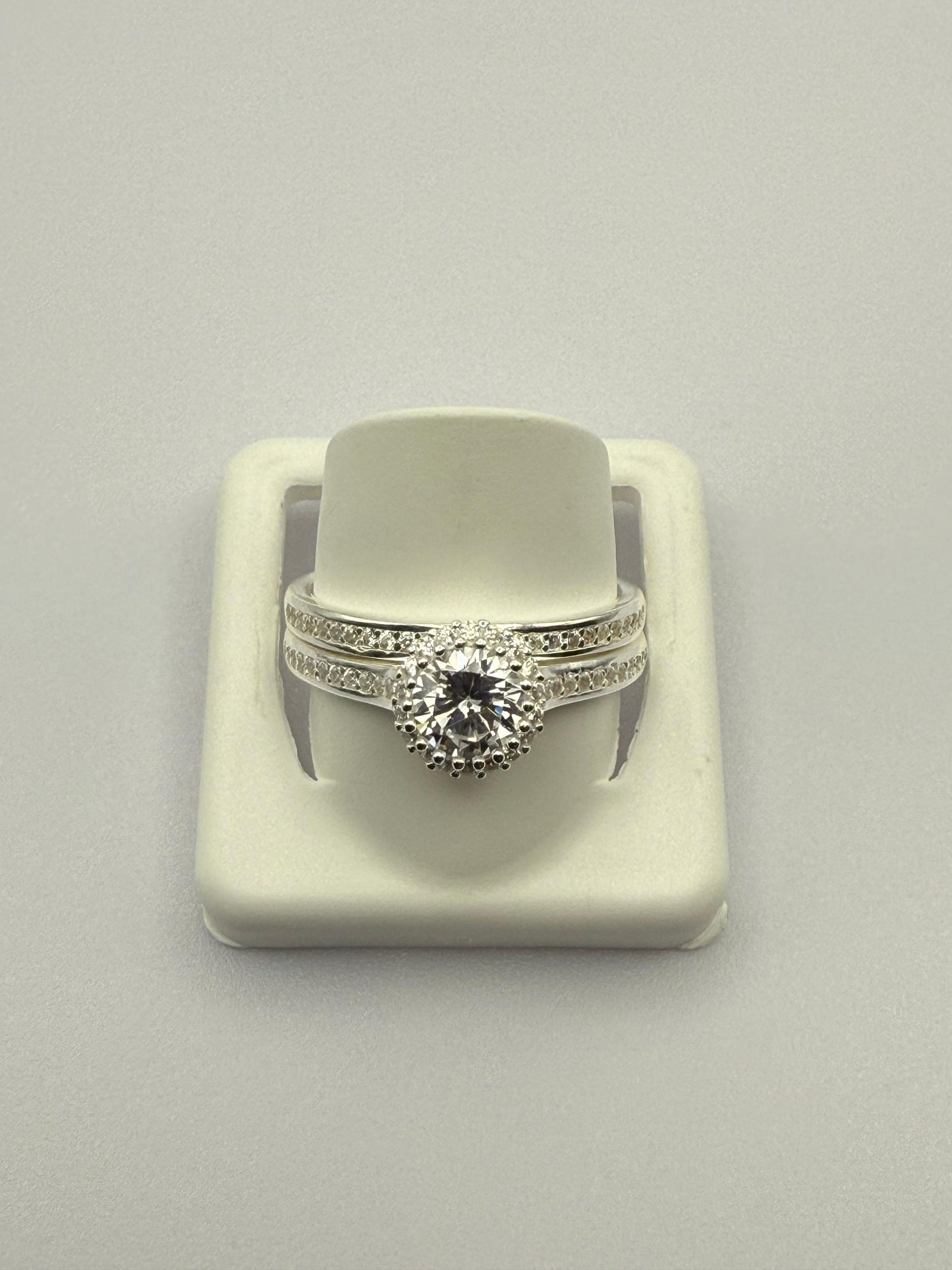 MOD Wedding Ring Set (950) Sterling Silver 925