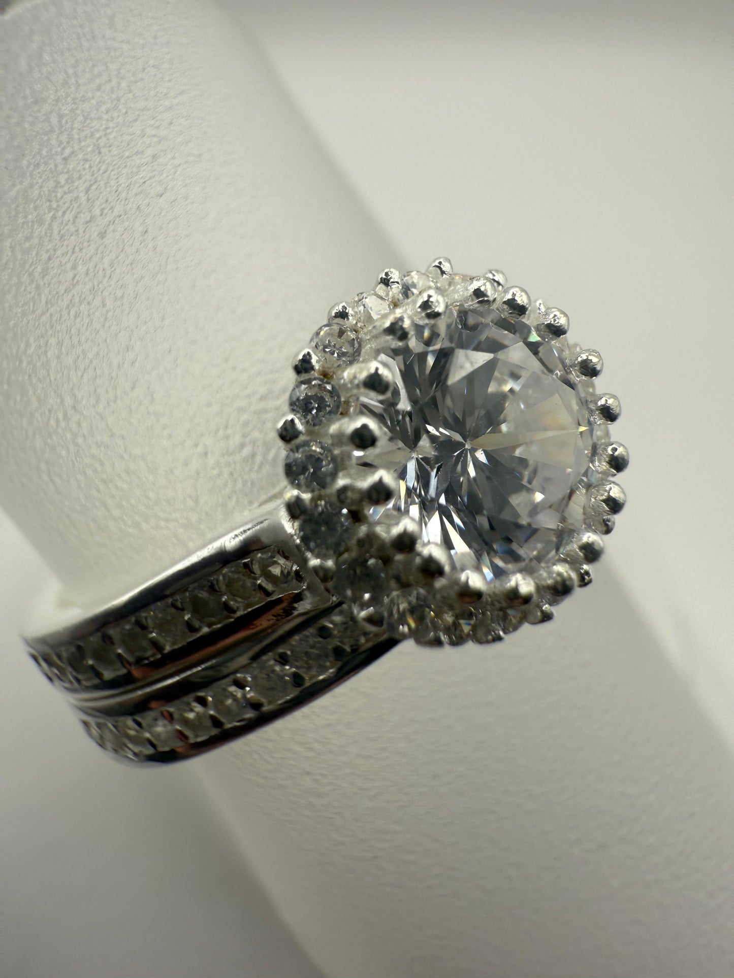 MOD Wedding Ring Set (950) Sterling Silver 925