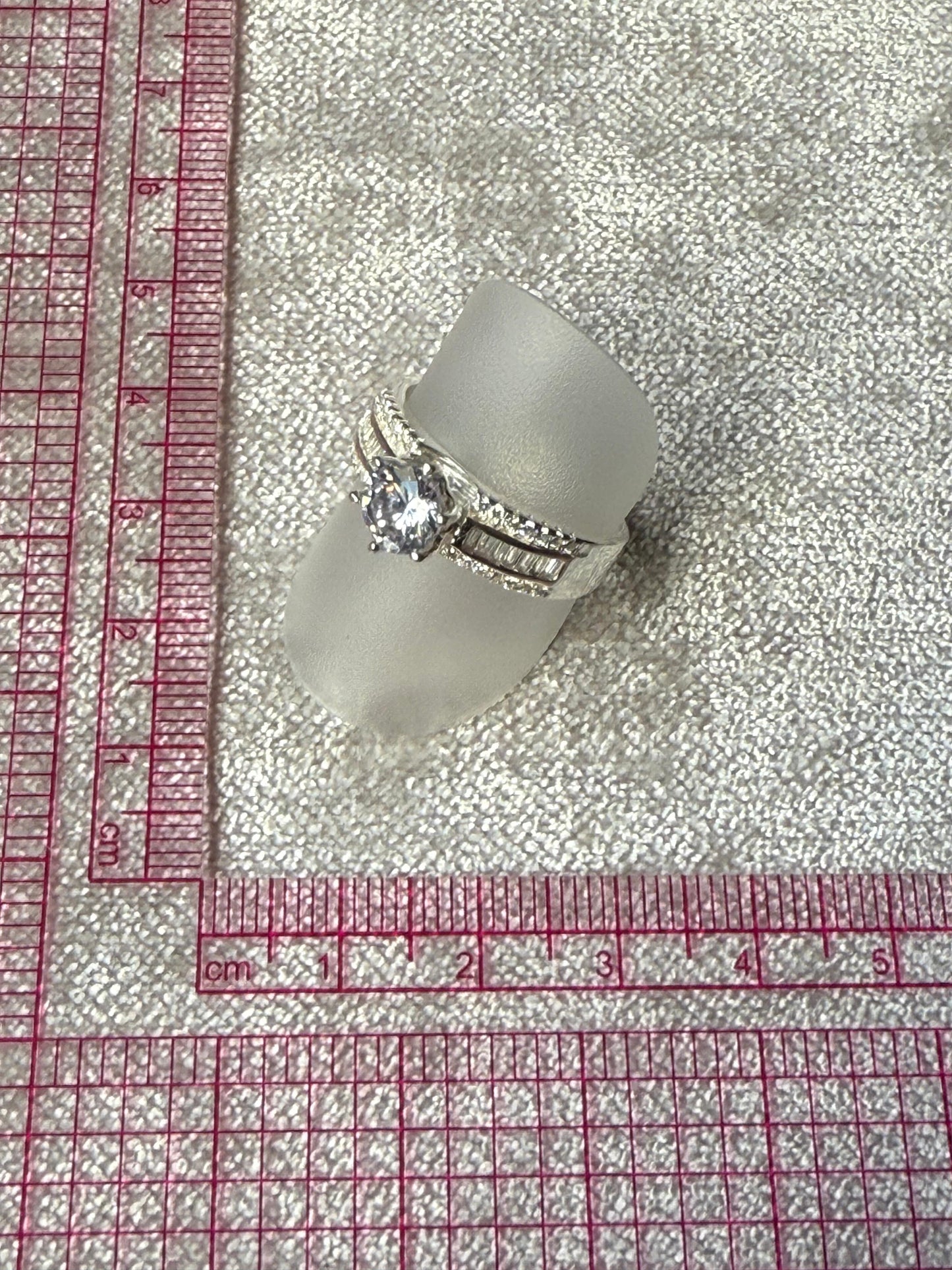 Feature C/Z Ring Sterling Silver 925