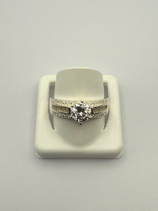 Feature C/Z Ring Sterling Silver 925