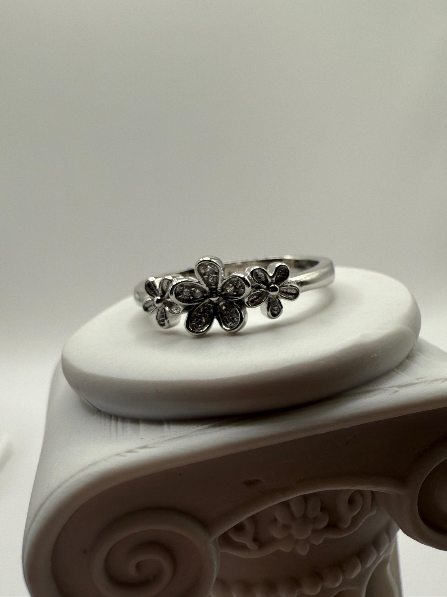 Flower Ring Sterling Silver 925