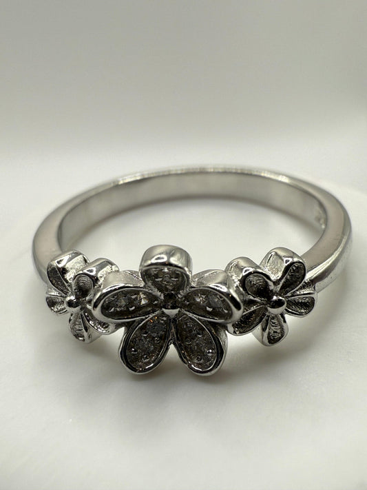 Flower Ring Sterling Silver 925