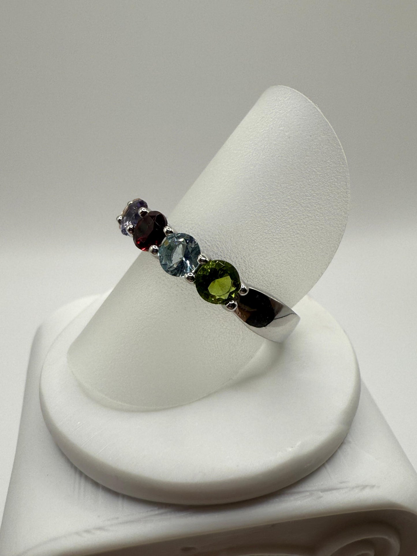 Luna Colours C/Z Sterling Silver 925 Ring