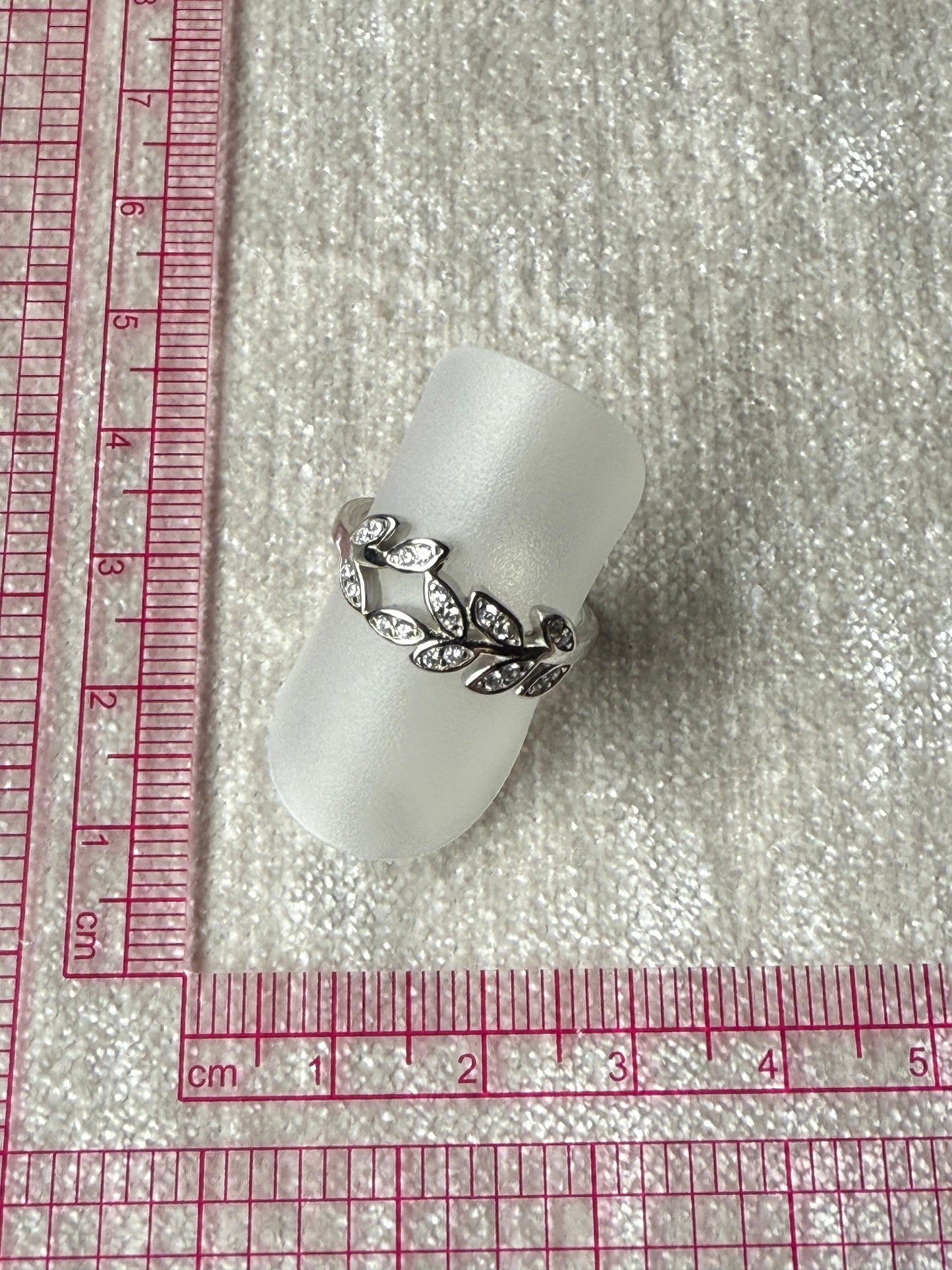 Laurel C/Z Ring Sterling Silver 925