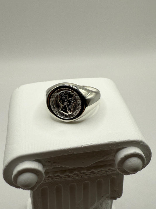 Baby Peso Ring Sterling Silver 925