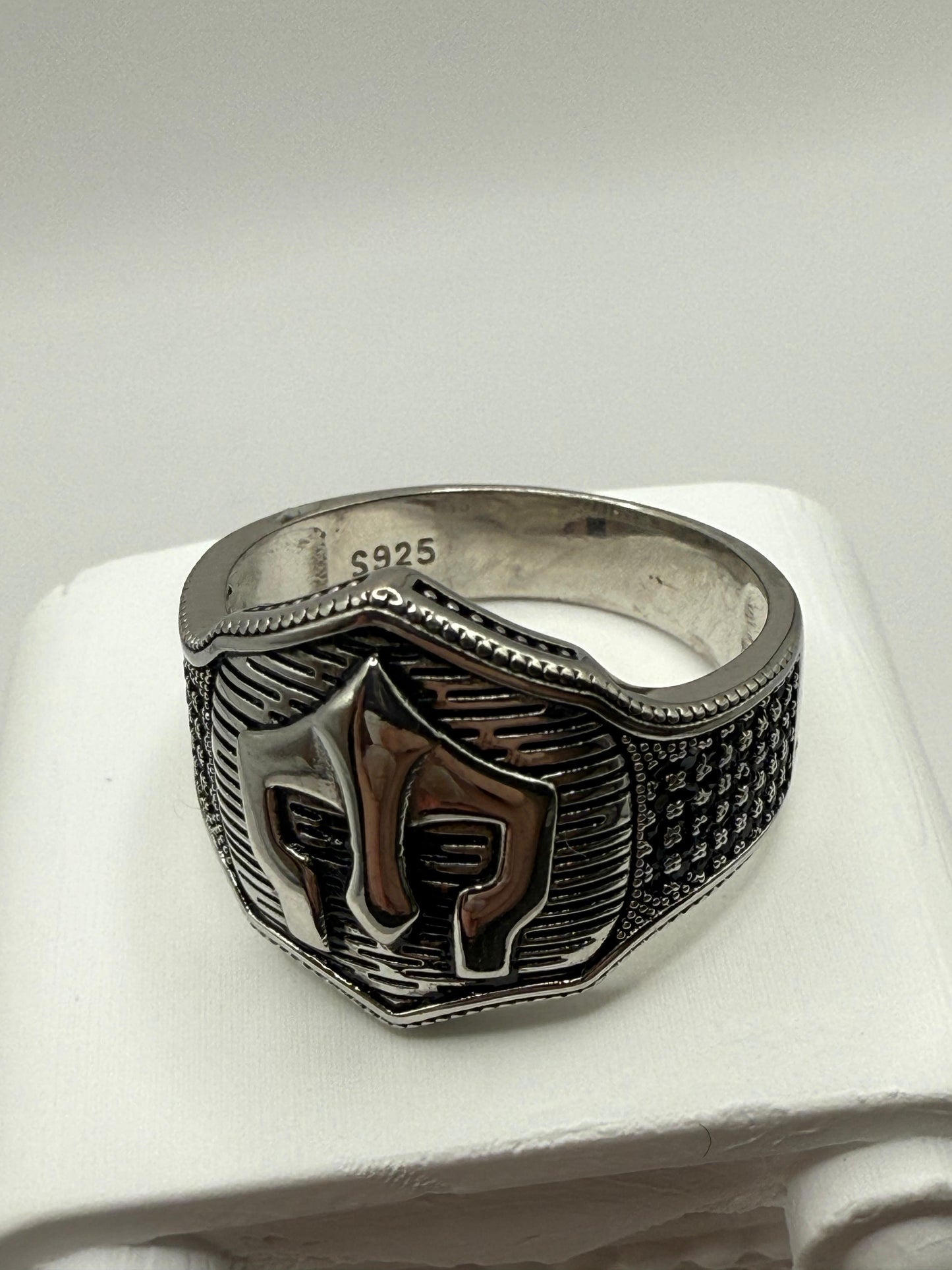 Helmet Ring Sterling Silver 925