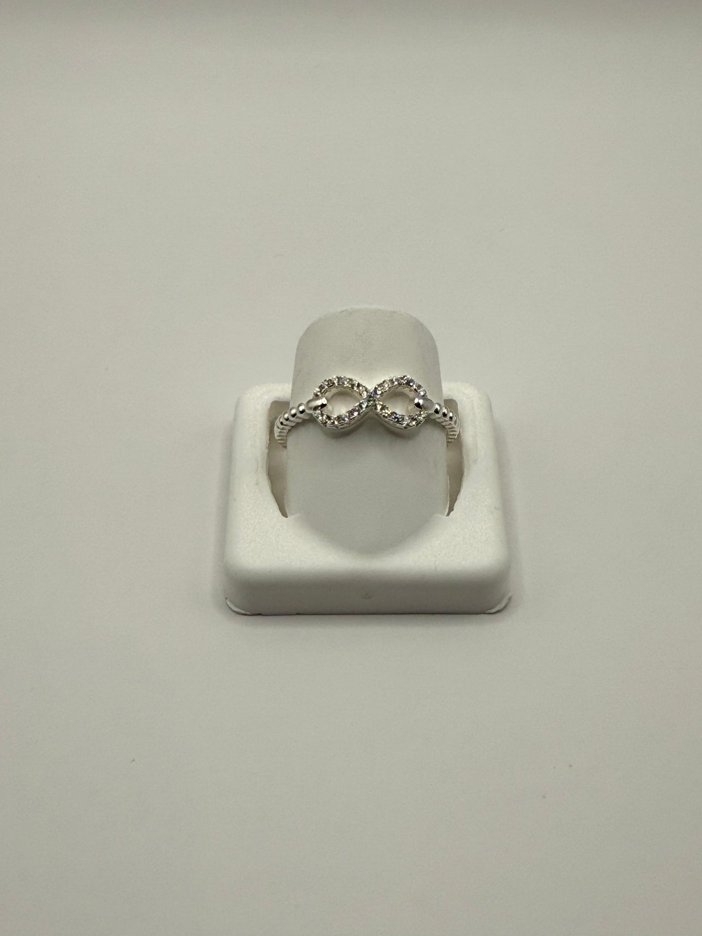 C/Z Infinity Ring Sterling Silver 925