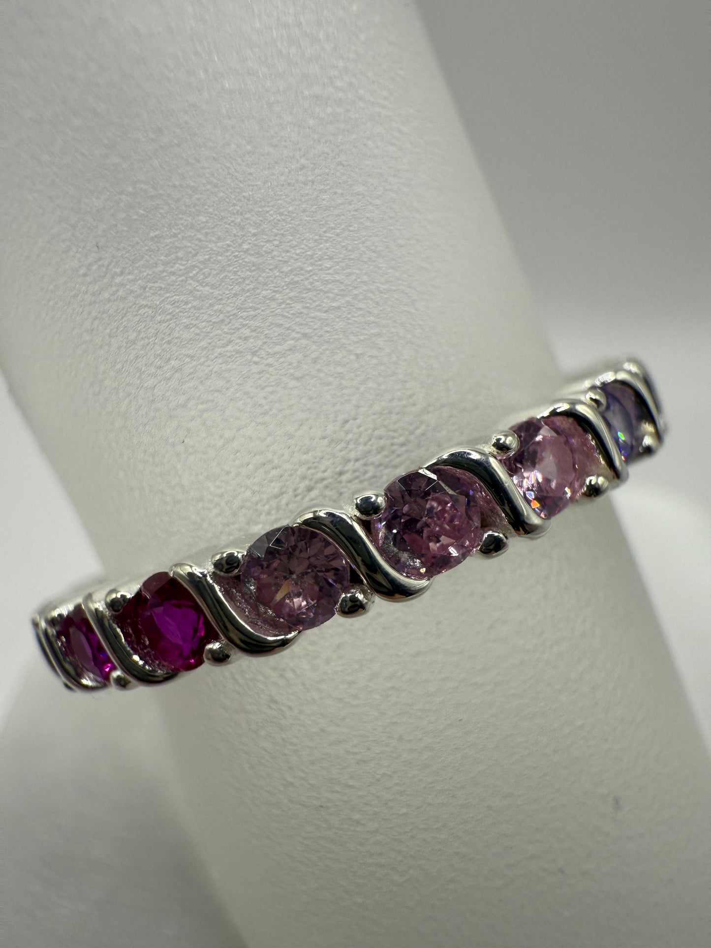 Eternal Multi-colour Ring Sterling Silver 925