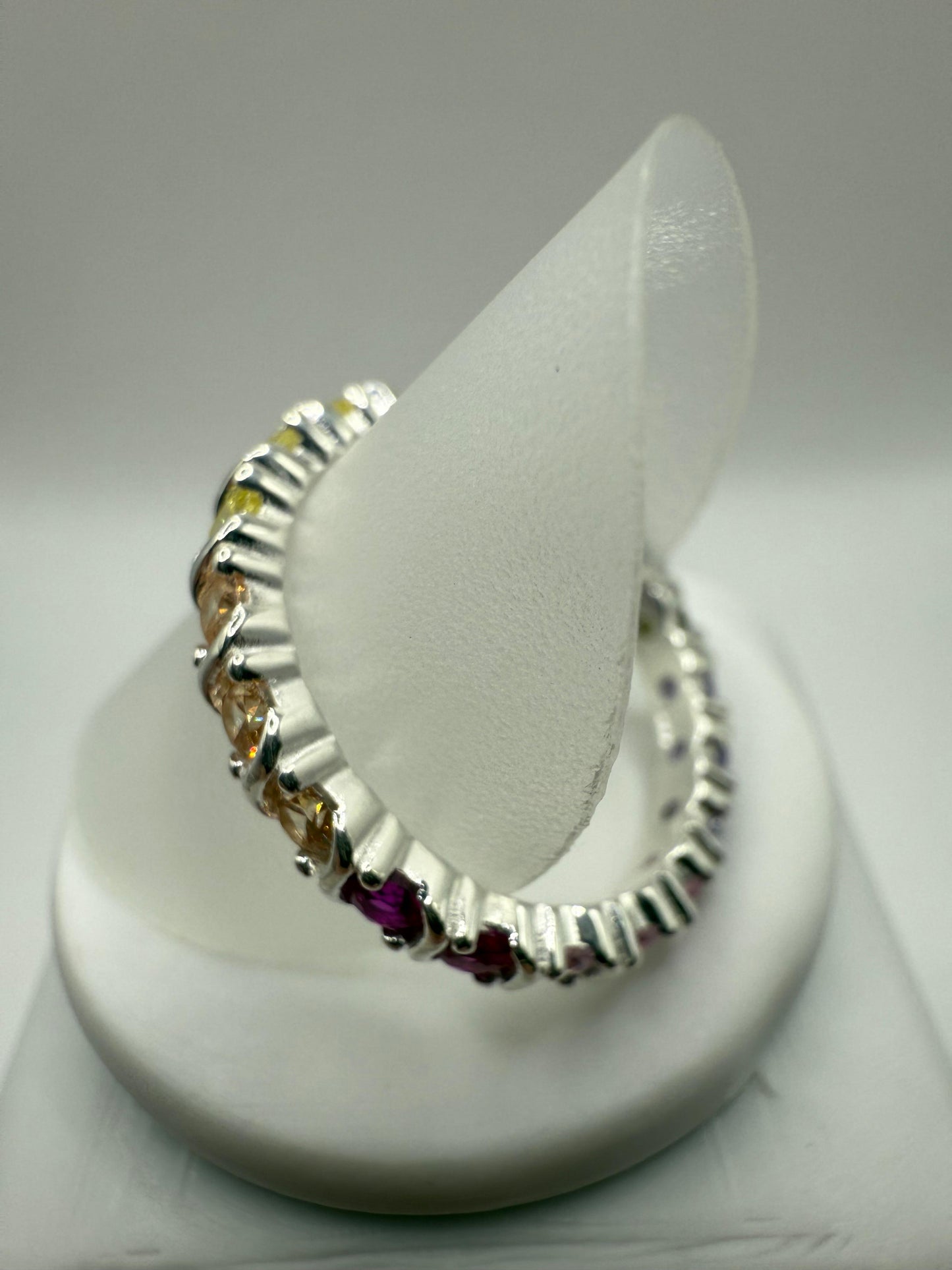Eternal Multi-colour Ring Sterling Silver 925