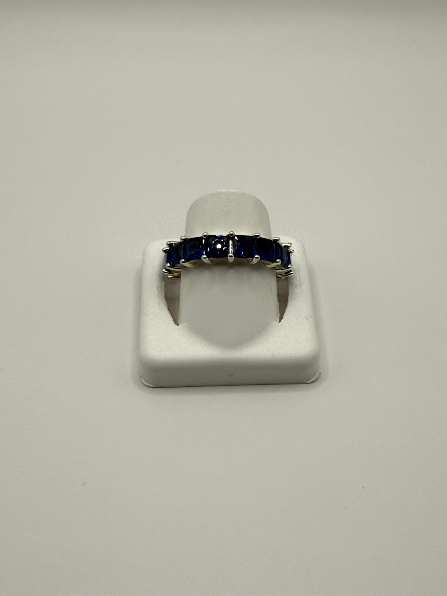 Eternal Deep Blue Ring Sterling Silver 925