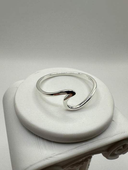 Thin Wave Ring Sterling Silver 925
