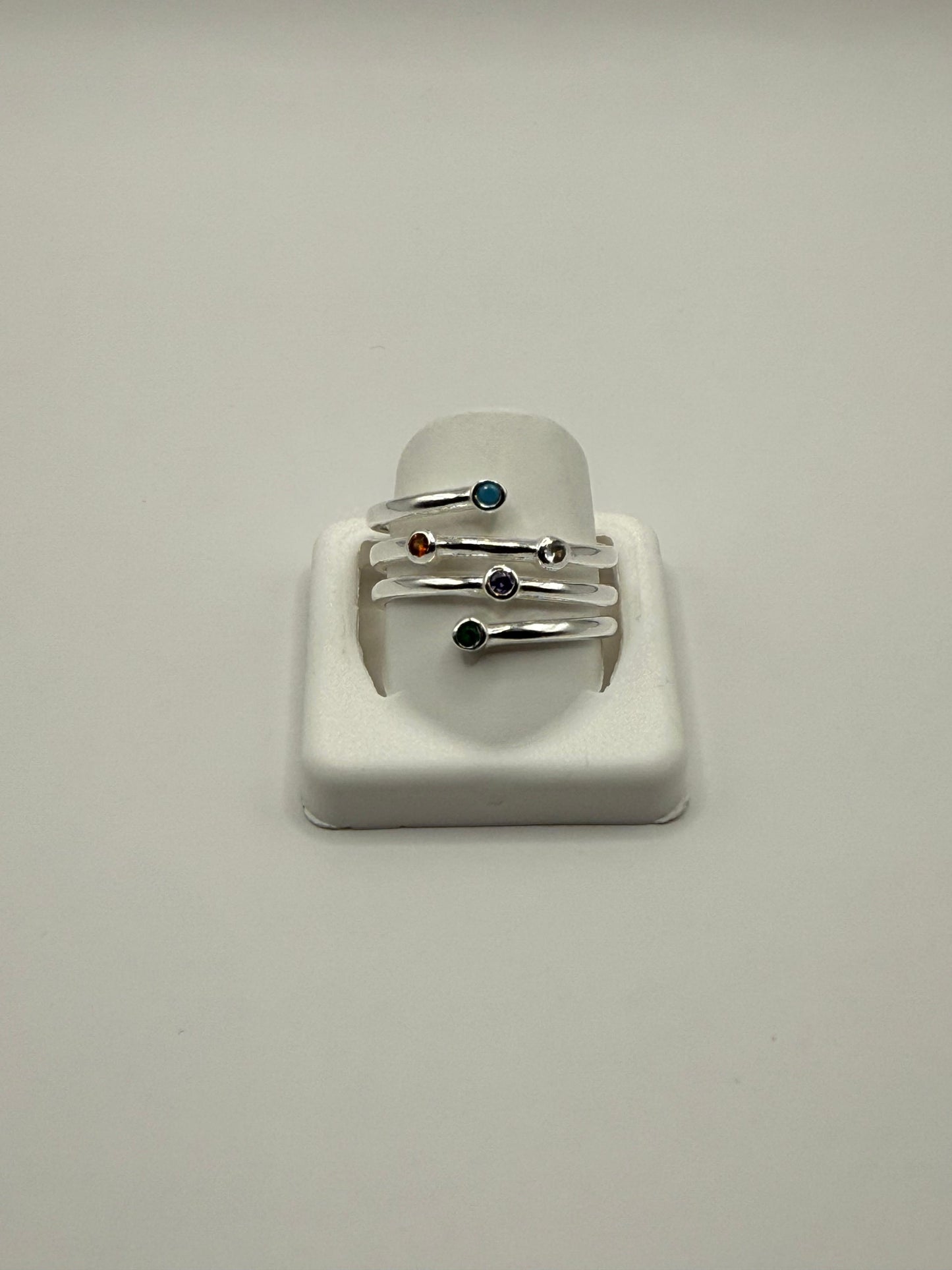 Broad Stack Ring Sterling Silver 925