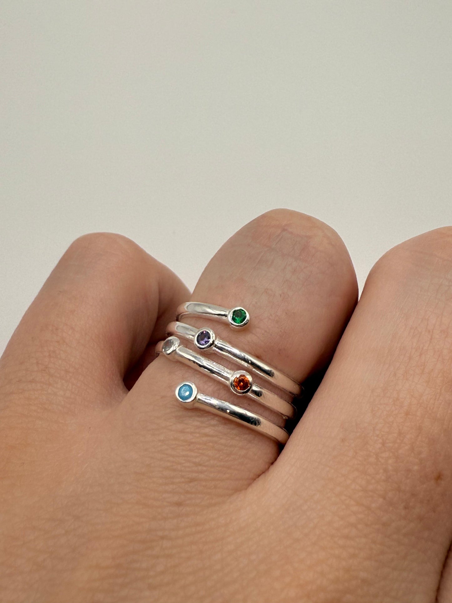 Broad Stack Ring Sterling Silver 925