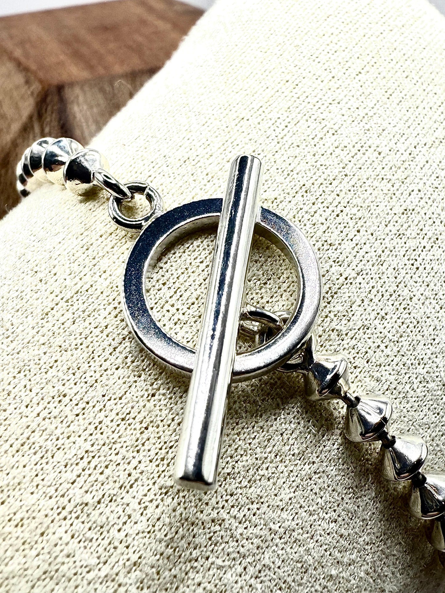 Solid Fancy Bracelet Sterling Silver 925