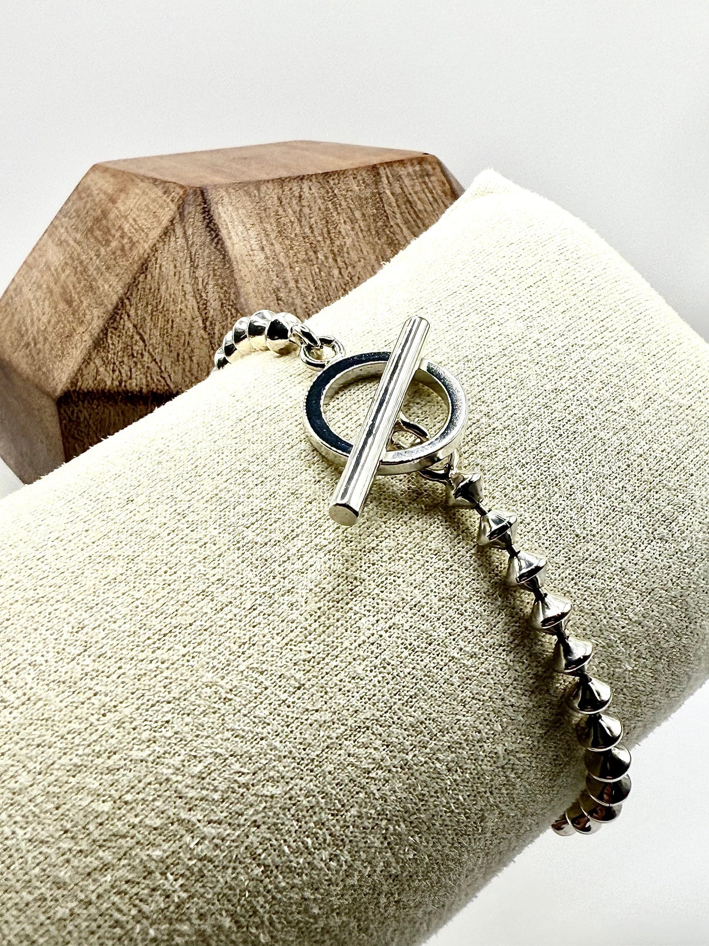 Solid Fancy Bracelet Sterling Silver 925