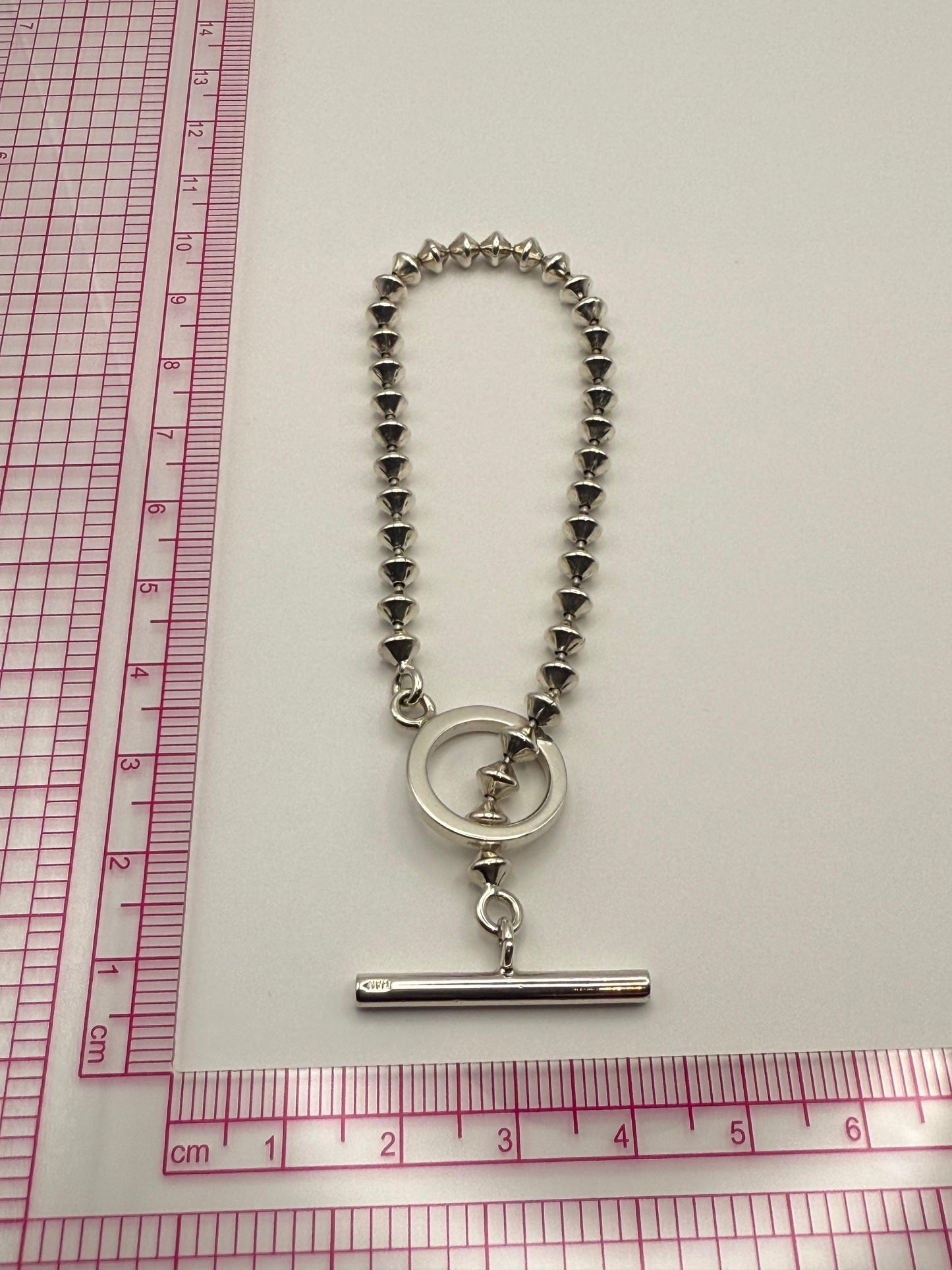 Solid Fancy Bracelet Sterling Silver 925