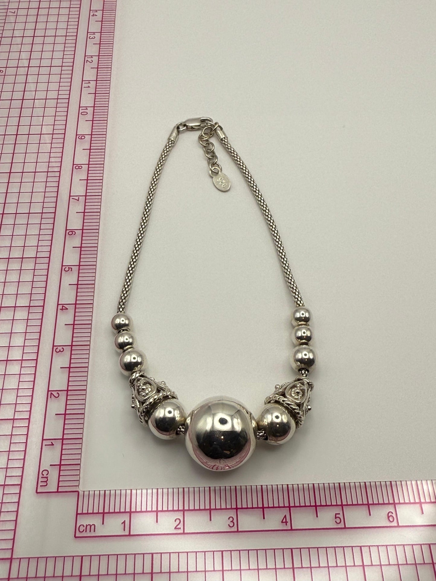 Ball Bracelet Sterling Silver 925
