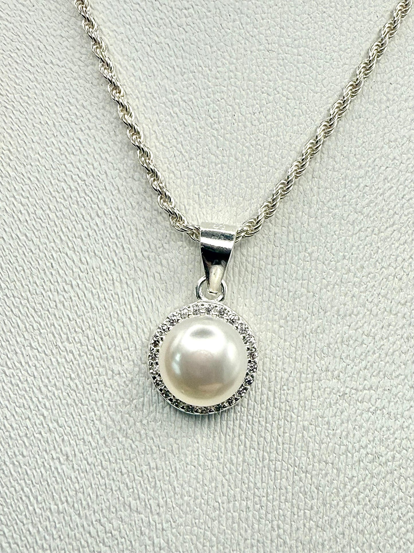 Pearl Set Sterling Silver 925