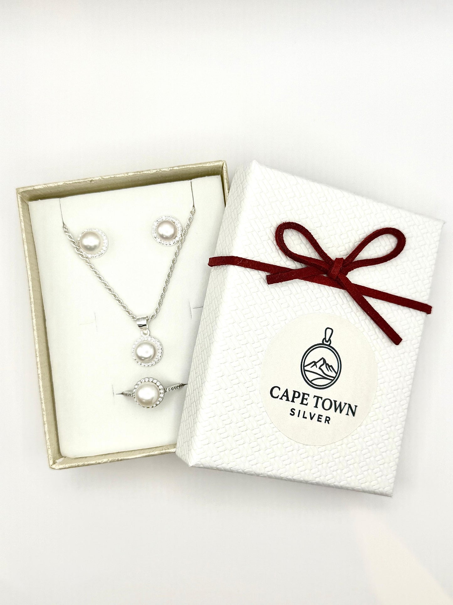 Pearl Set Sterling Silver 925