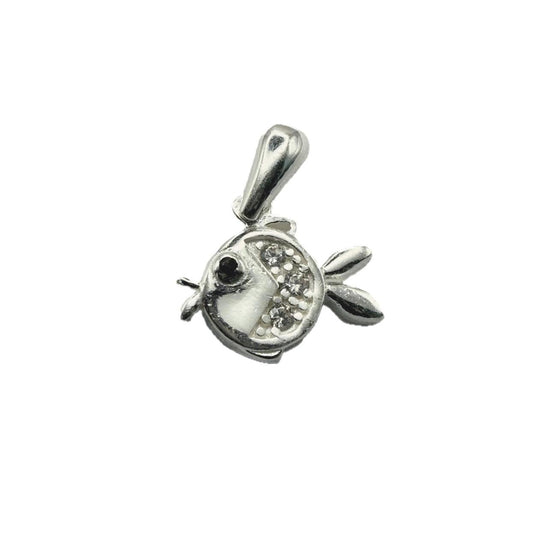 Puffer Fish Pendant Sterling Silver 925