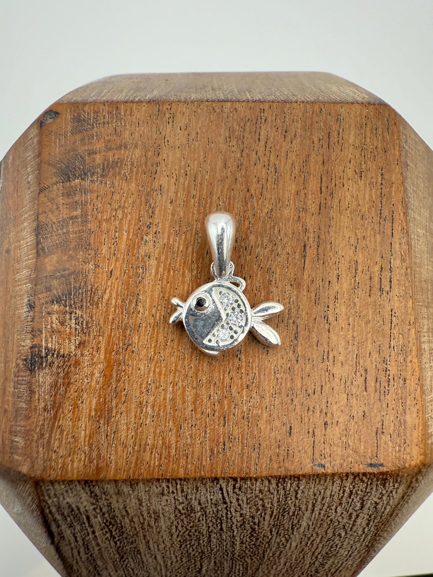 Puffer Fish Pendant Sterling Silver 925