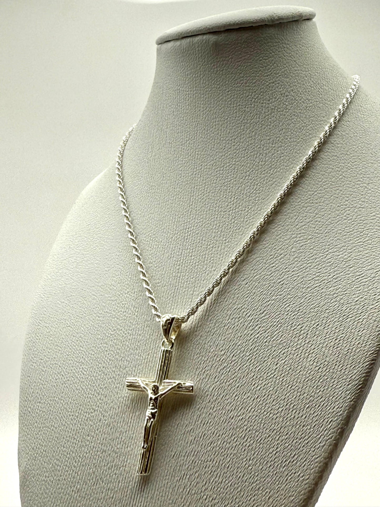 Crucifix Neckless Sterling Silver 925