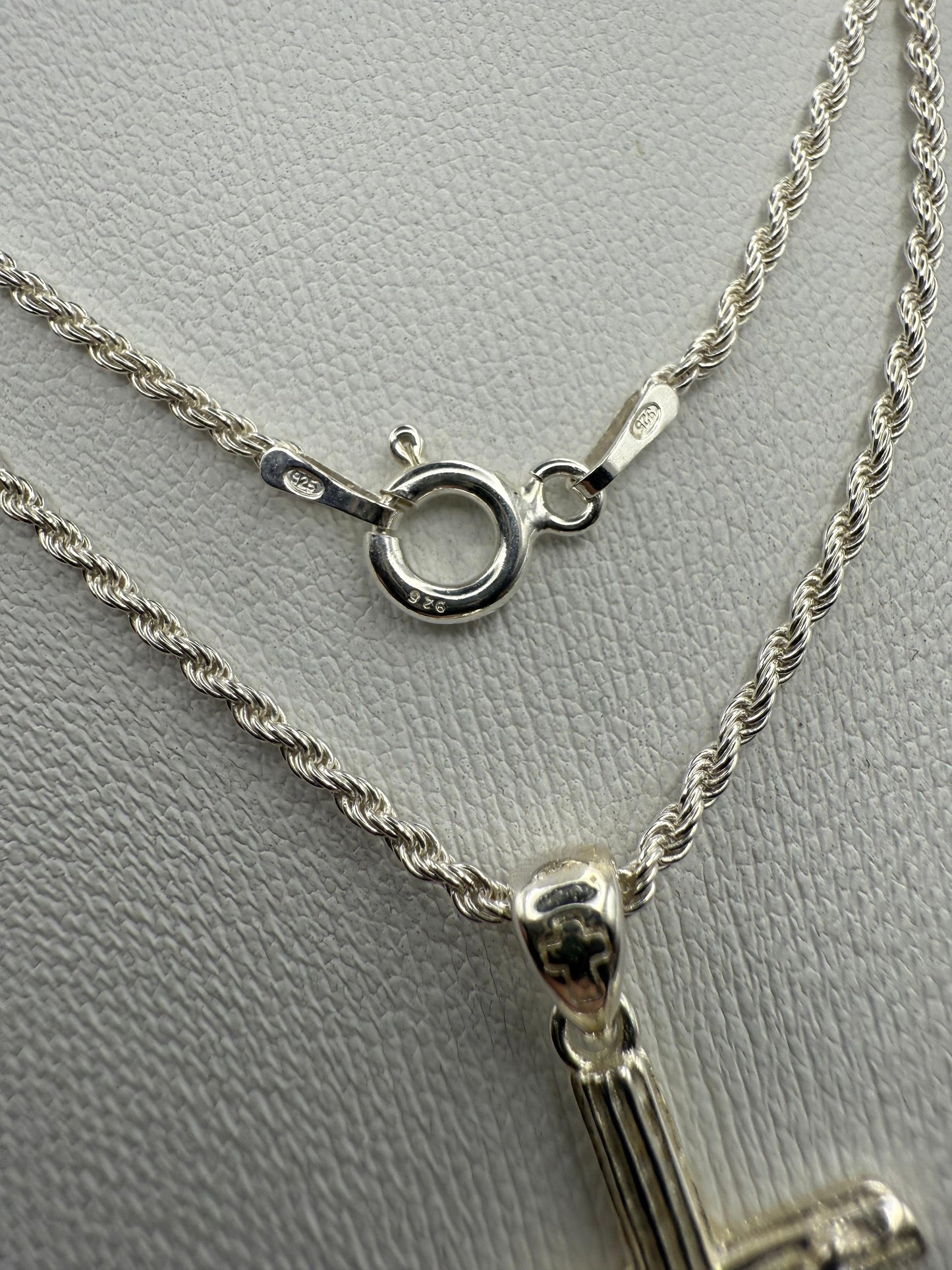 Crucifix Neckless Sterling Silver 925