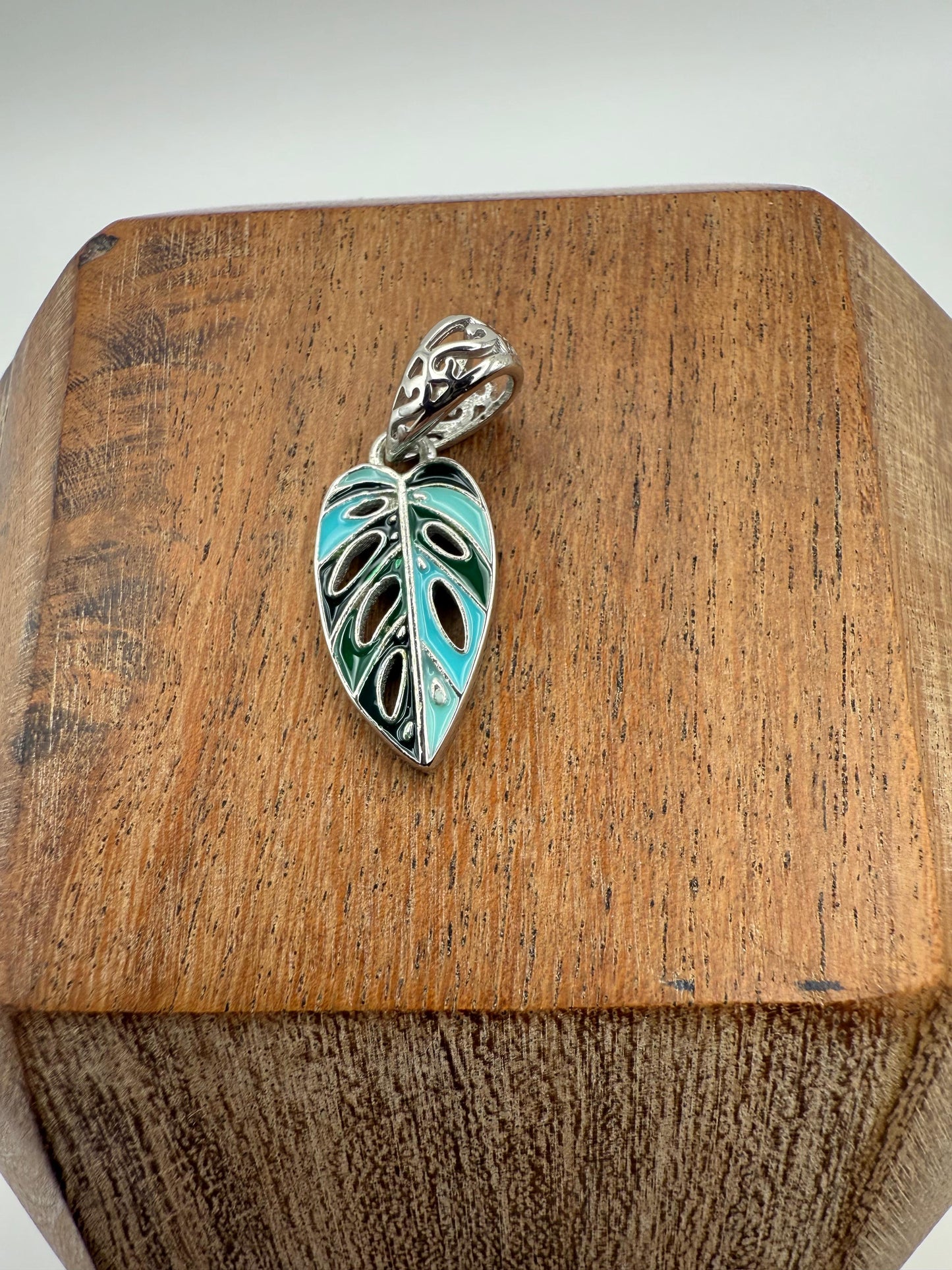 Monstera Leaf Pendant Sterling Silver 925