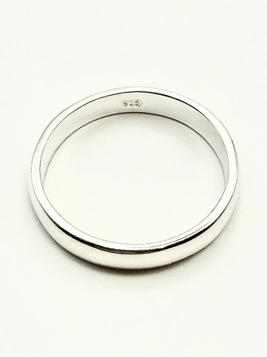 3mm Comfort Plain Band Sterling Silver 925