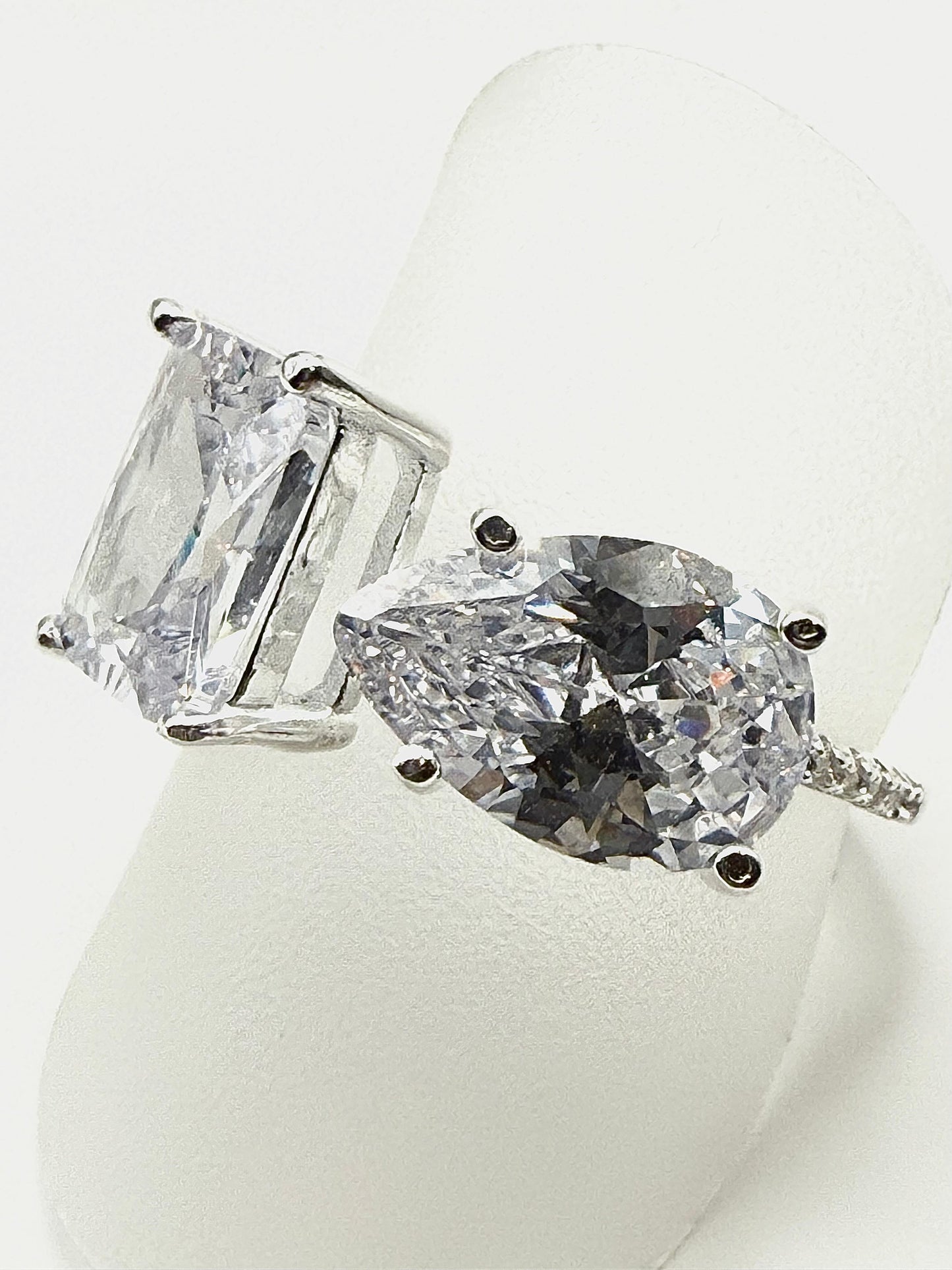 C/Z Statement Ring Sterling Silver 925