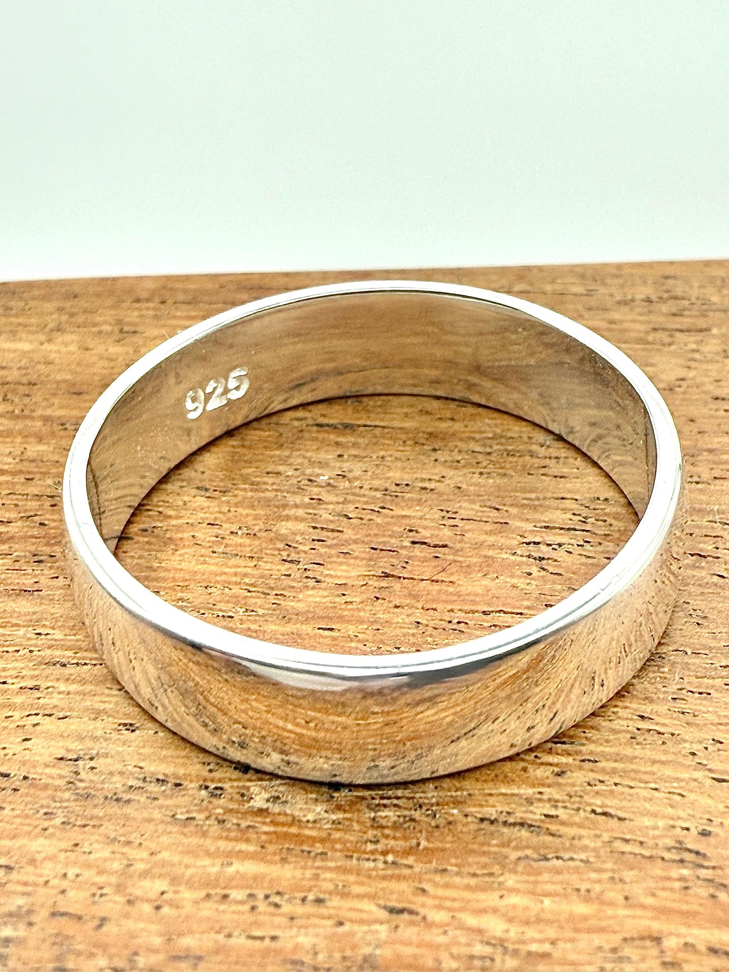 5mm Comfort Plain Band Sterling Silver 925