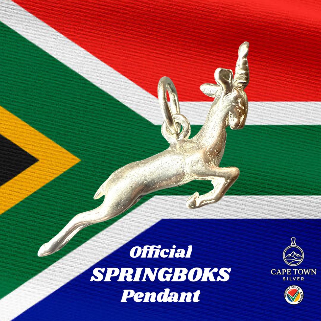 Official Springboks Pendant Sterling Silver 925