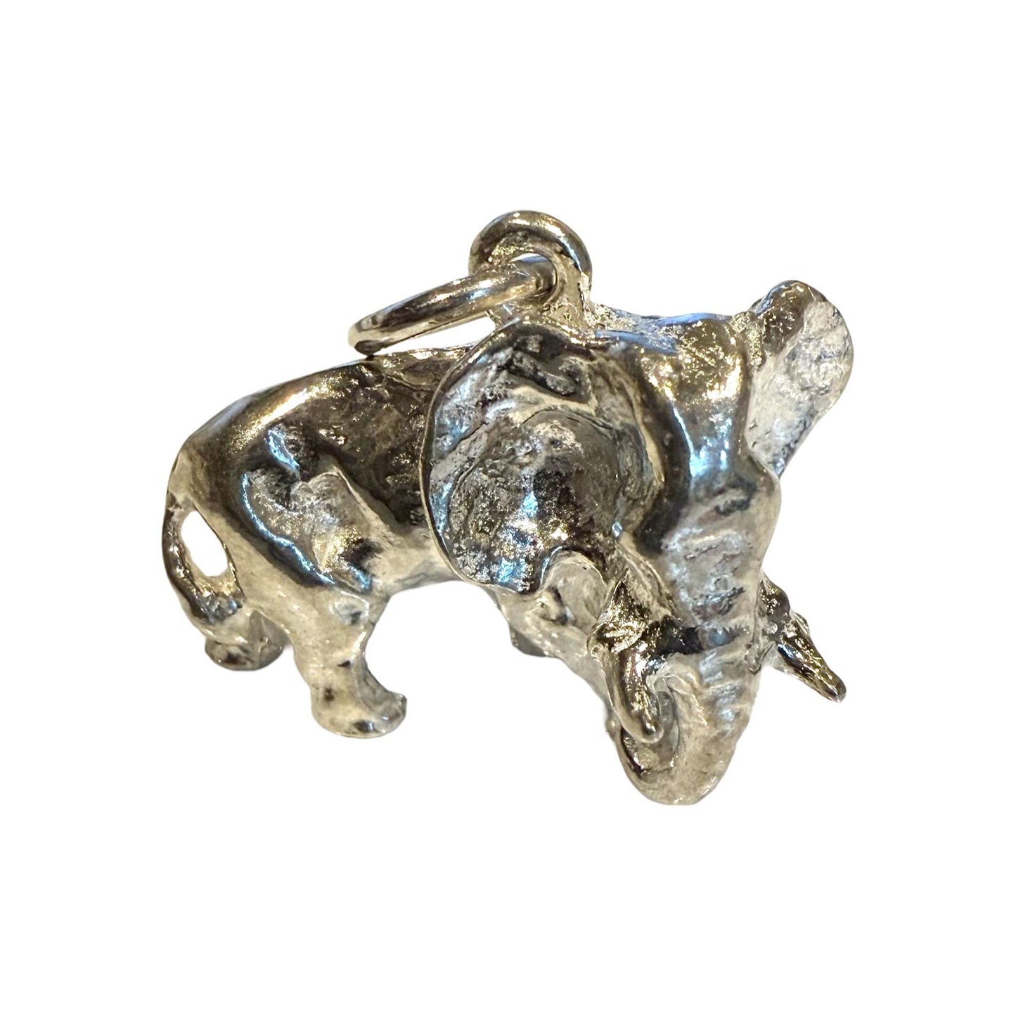 Bespoke Elephant Pendant Sterling Silver 925