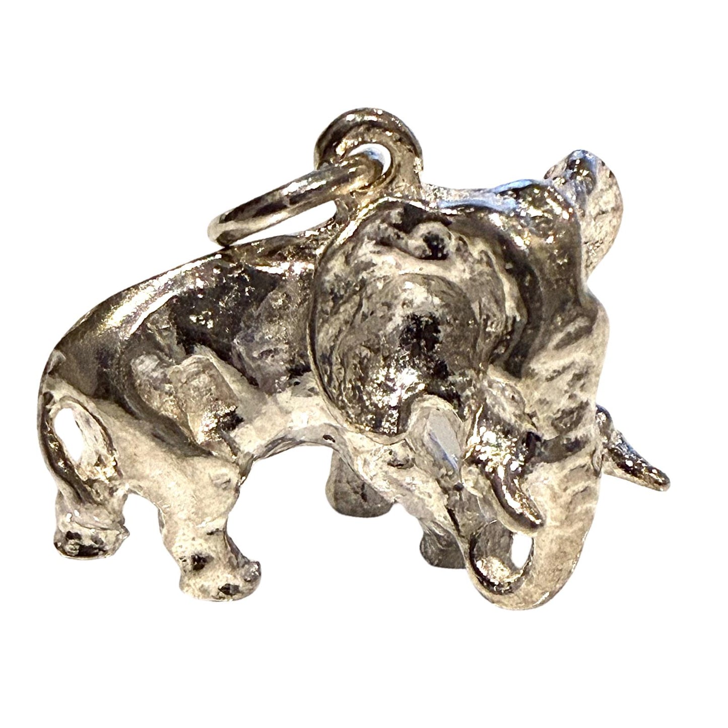Bespoke Elephant Pendant Sterling Silver 925